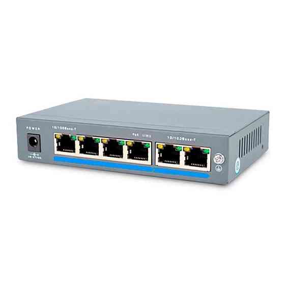 POE-комутатор ATIS PoE-1006-4P/250m Ні Харків