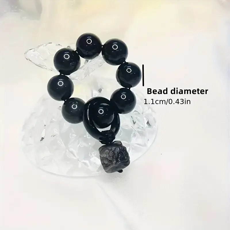 Антистресс кольцо с чёрным ониксом и львом – фиджет кольцо для снятия напряжения Киев - изображение 2