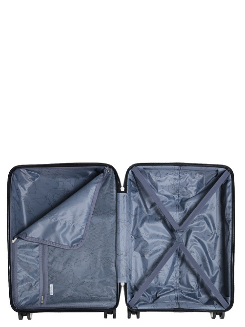 Валіза поліпропіленова MADISSON 33703 середня 66 см чорна Київ - фото 10