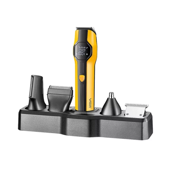 Стайлер триммер VGR V-173 13в1 з насадками (Жовтий) Київ