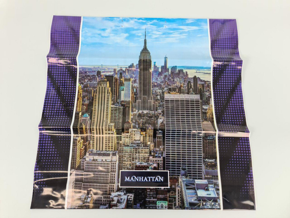 Полиэтиленовый пакет (40х40) с пластиковой ручкой 