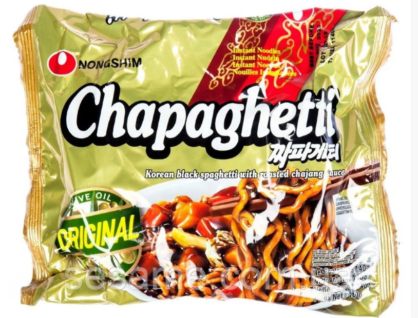 Корейская лапша Nongshim Chapaghetti 140 g Харьков - изображение 1