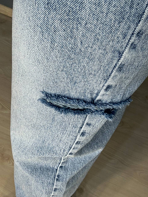Джинси жіночі Liuzin 3110-3119 baggy comfort банани рвані стрейчеві блакитні, блакитний, 29, 29, 80 см, 108 см Київ - фото 7