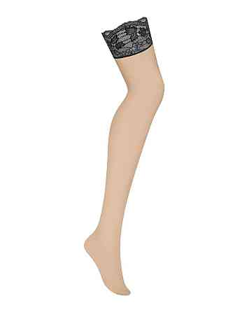 Чулки Obsessive Nutris stockings XL/2XL Sex Aura Киев