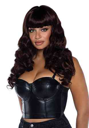 Хвиляста перука Leg Avenue Misfit Long Wavy Wig Brown, довга, реалістичний вигляд, 61 см Sex Aura Київ