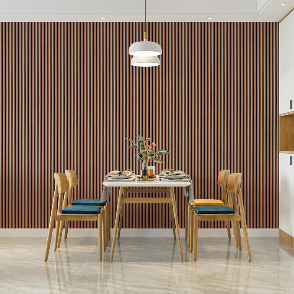 Рейка декоративна WPC кругла стінова 3000х152х15мм Каштан SW-00001872 Київ - фото 7