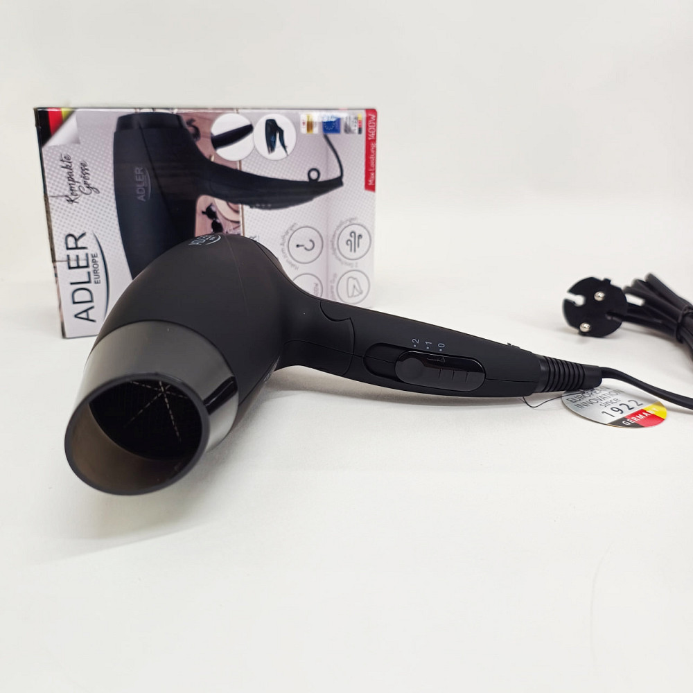 Электрический фен для профессионального использования Adler AD 2266 1400Вт, Фен для разных типов волос AY-23 Львов - изображение 2