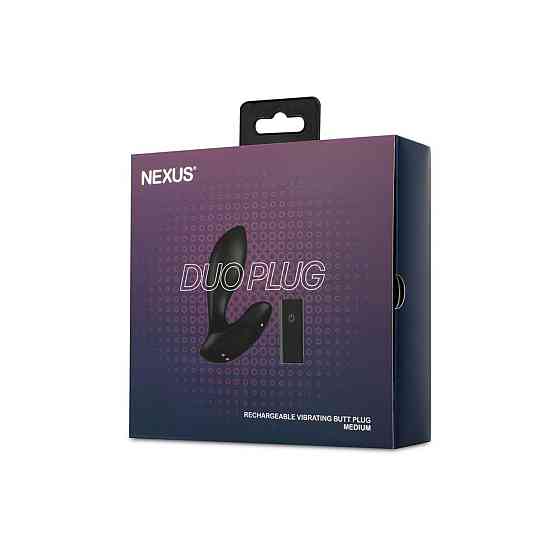 Анальна вібропробка Nexus DUO Plug Medium, пульт ДК Sex Aura Київ