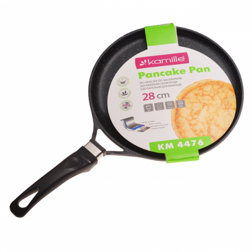 Сковорідка для млинців 28см. з антипригарним покриттям Black marble з алюмінію Житомир