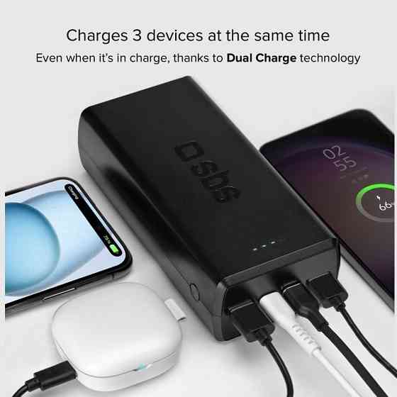 Універсальна мобільна батарея SBS 30000 mAh 20 W Black (TTBB30000PD20K) ( 26023 ) Харків