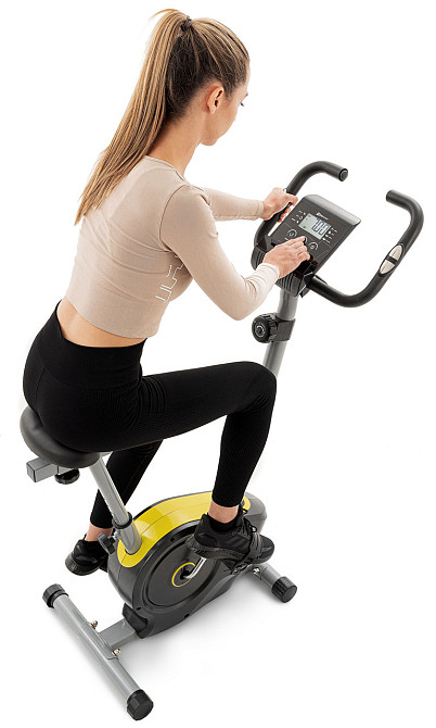 Велотренажер магнітний Hop-Sport HS-2050H Sonic жовтий Київ - фото 5