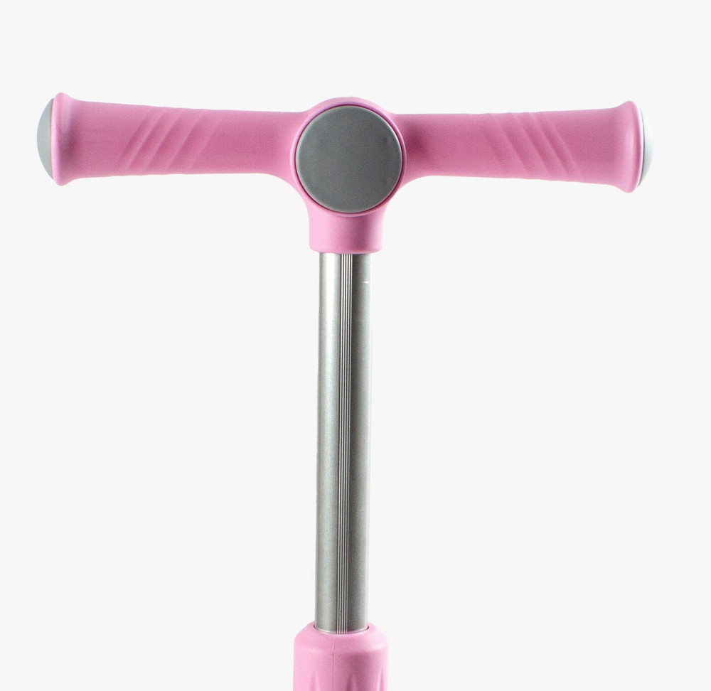 Самокат 5в1 Skyper колеса PU 125х40мм зі світлом платформа з підсвічуванням звук бампер Рожевий (TY-1061) Чернігів - фото 7