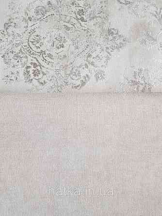 Обои виниловые на флизелине AS creation Garda 1.06Х10.05 однотонные эффект потертости бежевые Киев