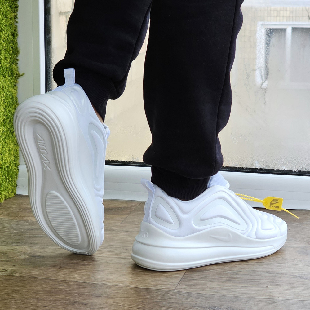 Кроссовки Nike 720 Белые Мужские Найк с Амортизацией (размеры: 40,41,42,43,44,45) Видео Обзор Днепр - изображение 7