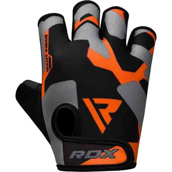 Рукавички для фітнесу RDX F6 Sumblimation Orange M Каменское