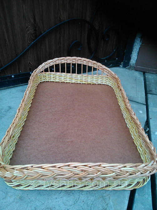 Поднос плетеный из лозы Киев - изображение 3