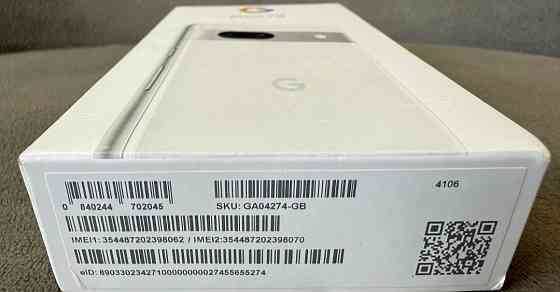 Смартфон Google Pixel 7a 8/128GB Snow, Charcoal (Global Version) Київ