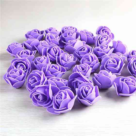 Маленькі квіточки для декору 50 штук 3 см бузковий Київ