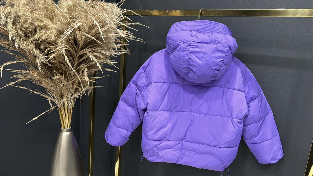 Зимняя куртка короткая оверсайз для девочек 120,130,150 екопух Николаев - изображение 2