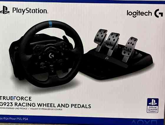 Комплект: Руль, Педали : Logitech G923 PS4/ PS5/PC. Киев