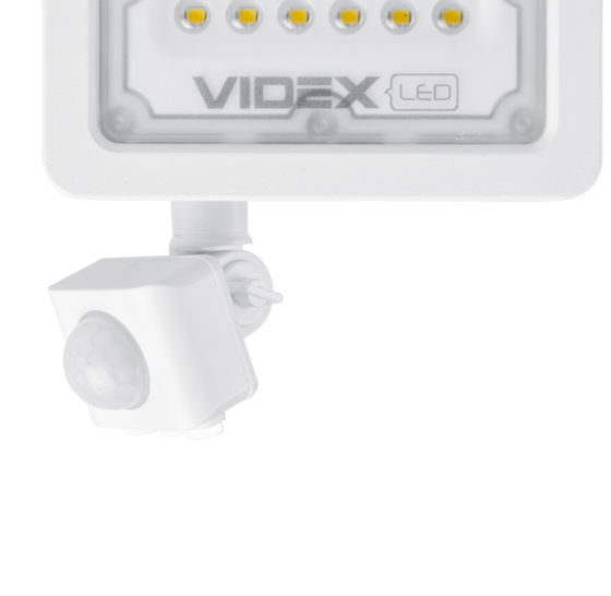 LED Прожектор 20W 5000К 220V з датчиком руху та освітлення білий VL-F2e205W-S Videx Житомир