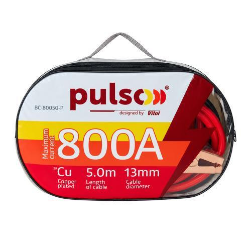 Провода пускові PULSO 800А, морозостійкі до -45°C, довжина 5,0 м у чохлі Харків - фото 8
