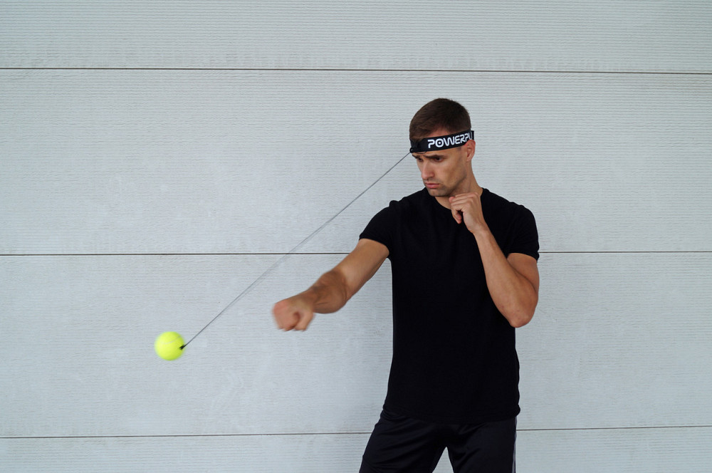 Набір файтболів PowerPlay 4320 3 шт рефлекторні м'ячі для тренувань реакції, координації та швидкості удару Київ - фото 9