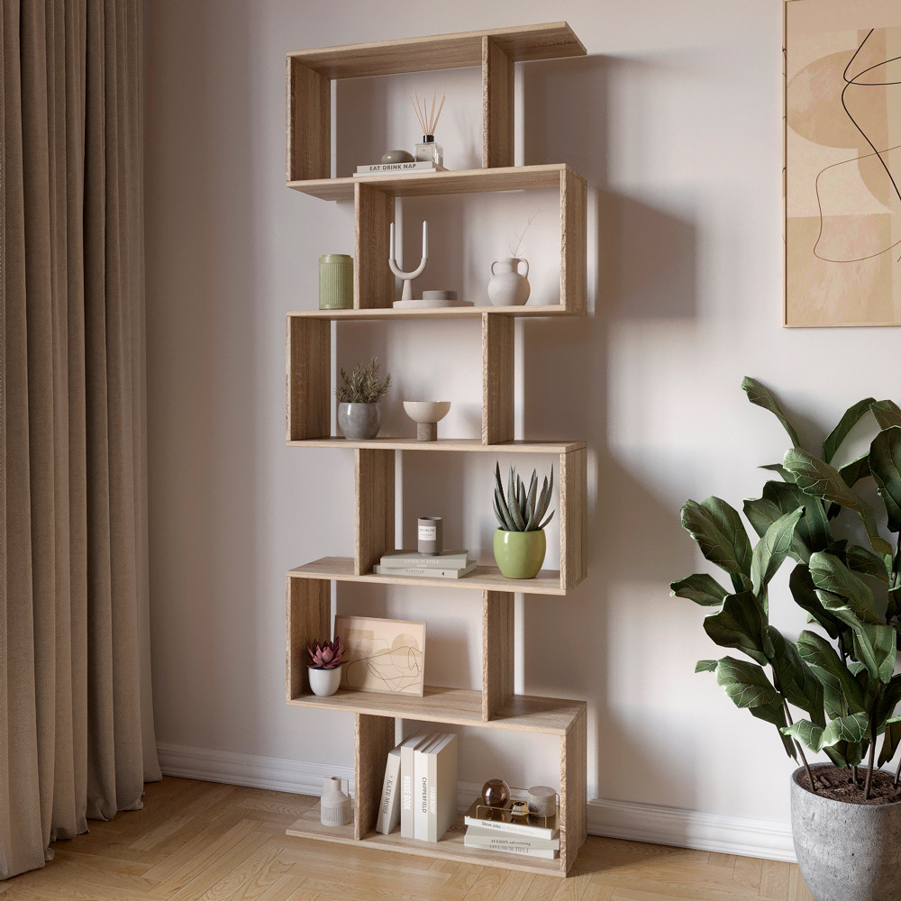 Стелаж-змейка М-ЗОН Джеко 700 Сонома (MZN-031011) Львов - изображение 1