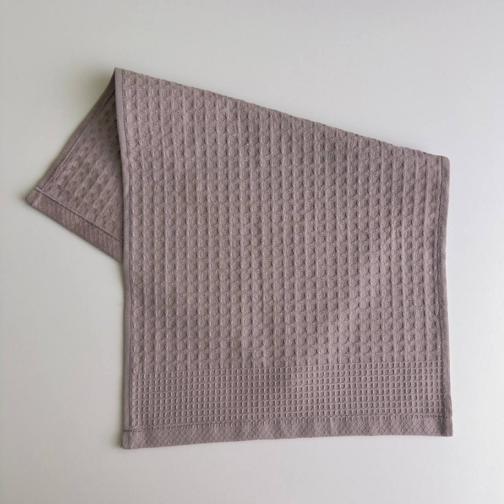 Вафельное полотенце для кухни YouStar 30х50см 220г/м2 (Пепельный) Сумы - изображение 1