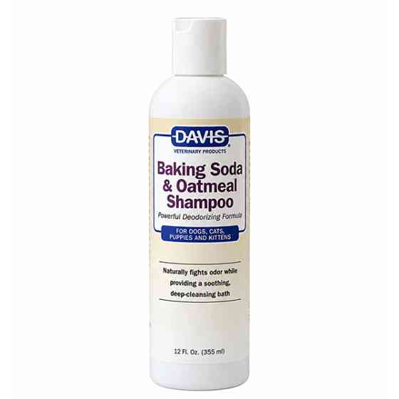 Davis Baking Soda & Oatmeal ДЭВИС ПИЩЕВАЯ СОДА С ОВСЯНКОЙ дезодорирующий шампунь глубокого очищения с успокаивающим действием для собак и котов Киев