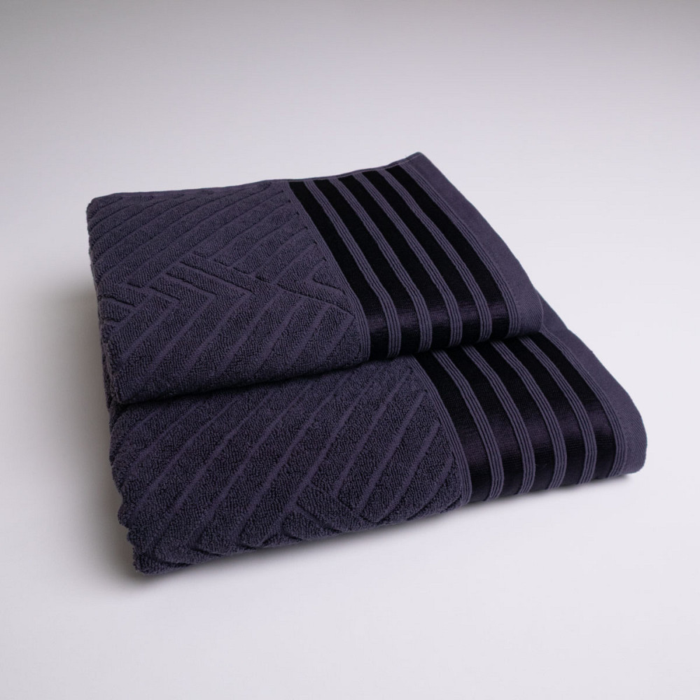 Комплект махровых полотенец SOFT 2шт GM Textile 50х90см, 70х140см 500г/м2 (Графитовый) Сумы - изображение 1