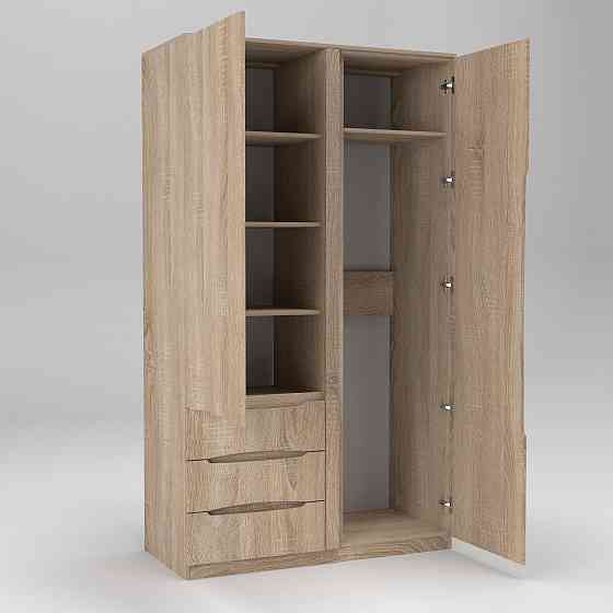 Шкаф Дельта 1, Дуб Сонома, 1200х550х2100 Львов