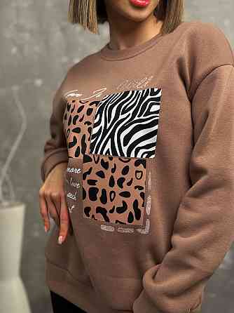 Теплий жіночий світшот "Savage" | Батал Київ