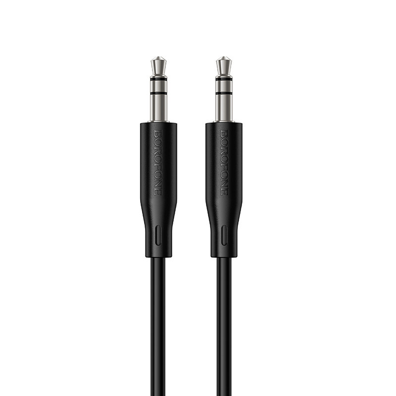 Аудіо кабель BOROFONE BL26 Standard AUX audio cable 1m Black Одеса - фото 1