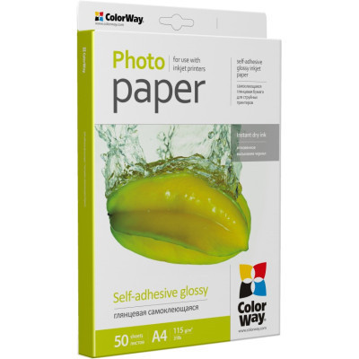 Фотопапір ColorWay A4 115г glossy 50л (PGS1158050A4) Вінниця - фото 2