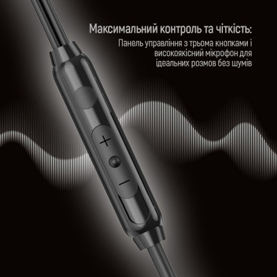 Навушники ColorWay 3.5 mm Wired Earphone UrbanBeat Black (CW-WD03BK) Вінниця - фото 10