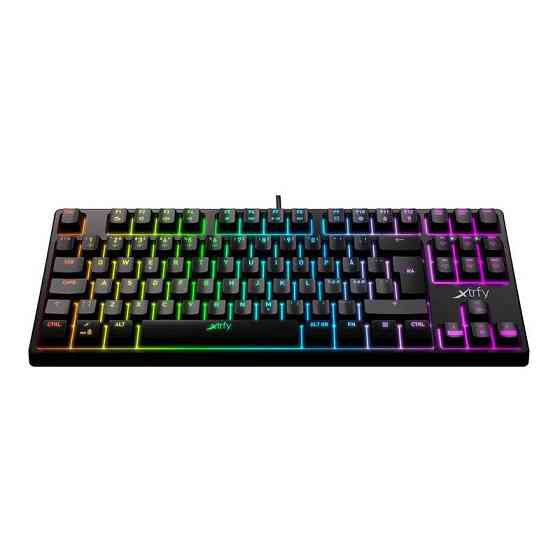 Клавіатура Xtrfy K4 TKL RGB Kailh Red UA Black (XG-K4-RGB-TKL-R-UKR) USB Чорний Харків
