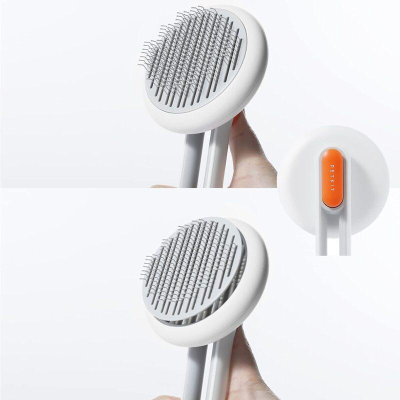 Щітка для грумінгу для тварин PetKit Pet Grooming Brush PGB2 (Біла) Миколаїв - фото 5