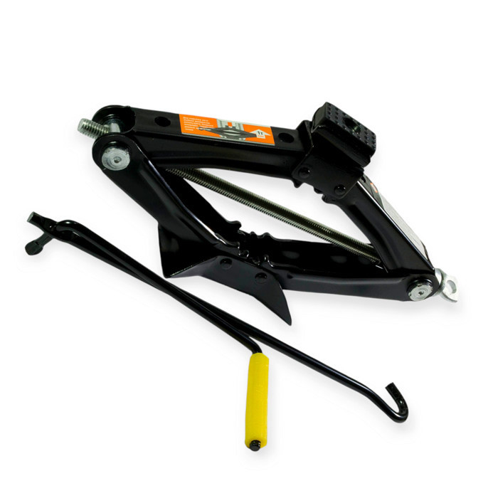 Домкрат ромбовий 1 т, 100-350 мм, гумова опора Мукачево - фото 1