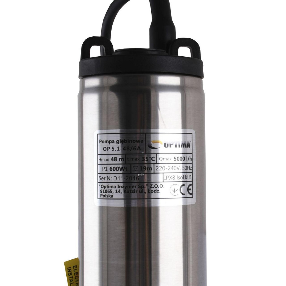 Насос колодезный OPTIMA OP 5,1 - 48/6 AUTO 0,6 кВт (000020506) Киев - изображение 5