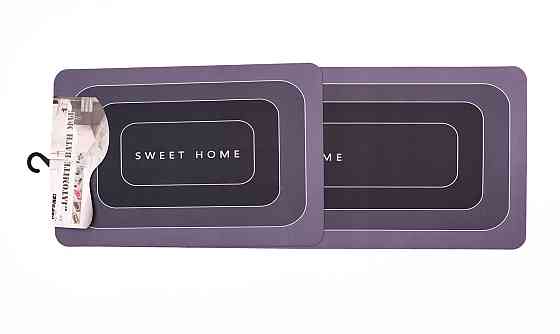 Yiwu Набір кухонних килимків 2 шт вологостійкі для підлоги HP-42-13SH Коломыя