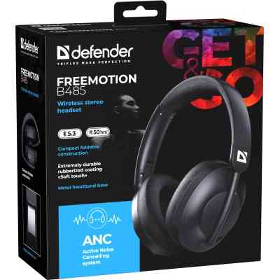 Навушники Defender FreeMotion B485 Bluetooth ANC Black (63485) Вінниця