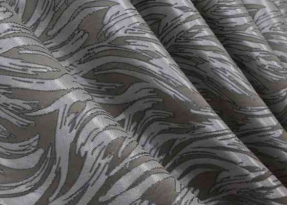 Комплект готовых штор VR-Textil Жаккард Magic № 1609ш Хаки 145х270 см 2 шт (33-0464) Киев