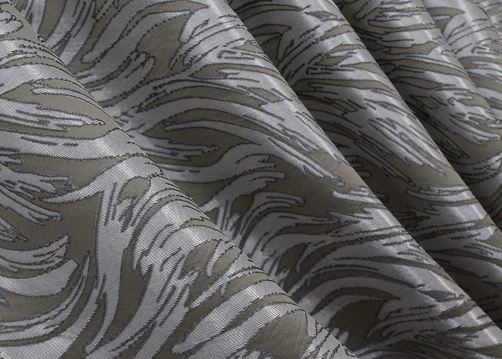 Комплект готовых штор VR-Textil Жаккард Magic № 1609ш Хаки 145х270 см 2 шт (33-0464) Киев - изображение 6