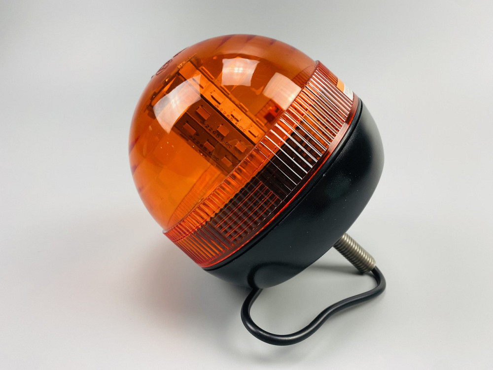 Маячок LED проблисковий для спецтехніки 12В/24В 40 LED діодів кріплення на болт-різьблення, сигнальна лампа Мукачево - фото 8