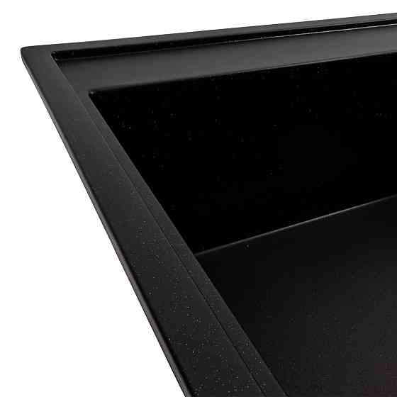 VALESO Гранітна мийка для кухні VALESO AZURIT 7950 матова Чорний металік Киев