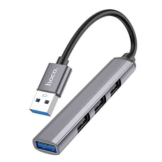 USB-хаб на 4 порта (USB3 + 3×USB2),Hoco HB26 SBR Киев