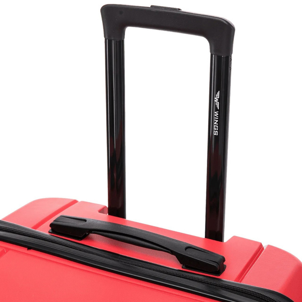 Чемодан полипропиленовый WINGS PP06 малый 55 см красный Киев - изображение 4