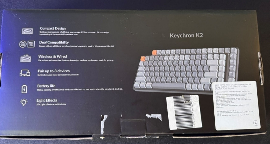 Клавіатура Механічна: Keychron 2. Київ - фото 6