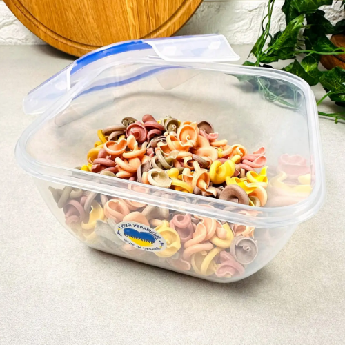 Контейнер універсальний 1,5л квадратний прозорий Фієста Алеана Житомир - изображение 5